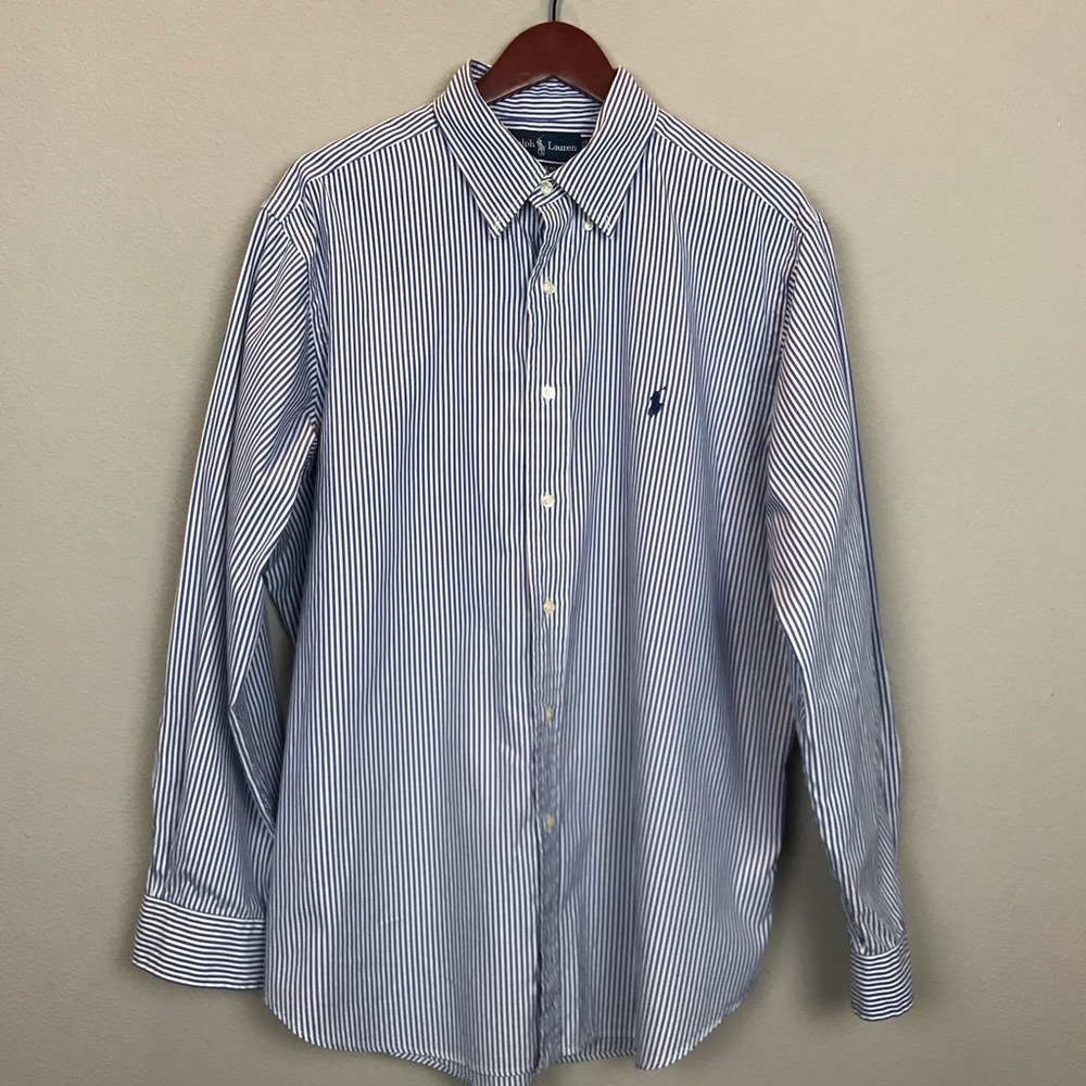 Ralph Lauren Button Down Shirt Size Neck 17